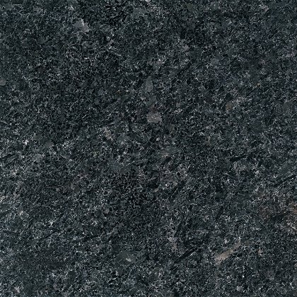 Close view of polished Mesabi Black Select memorial granite