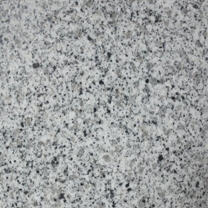 Close view of polished Import Grey memorial granite