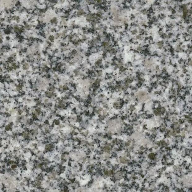 Close view of polished Diamond Gray memorial granite