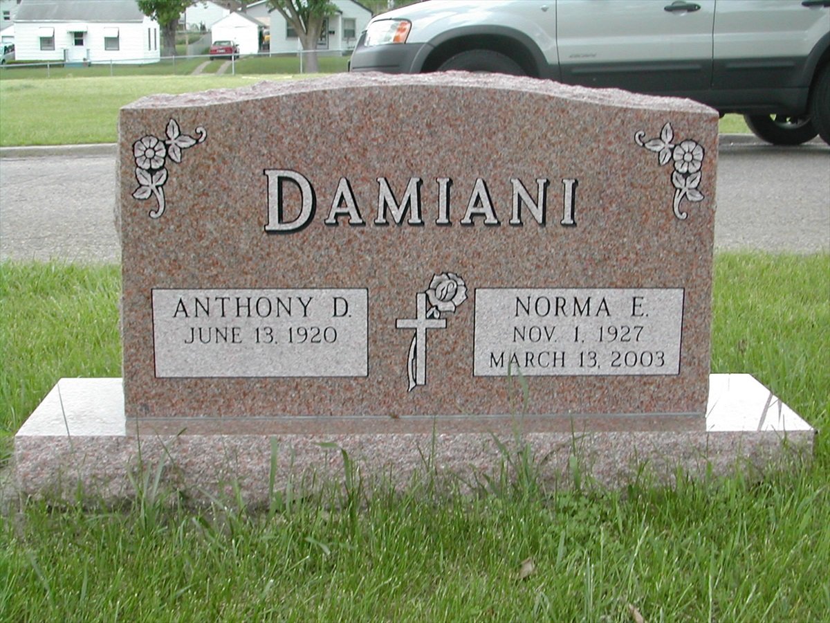 Traditional upright granite headstone made by Watts Monuments (photo 15)